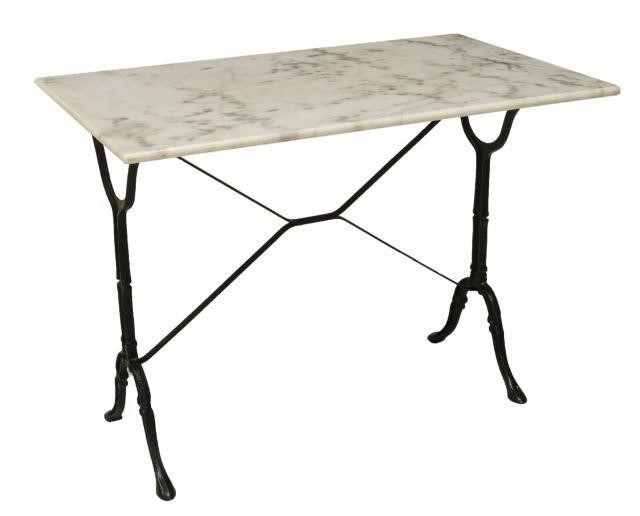 FRENCH PARISIAN MARBLE TOP CAST 3bed0c