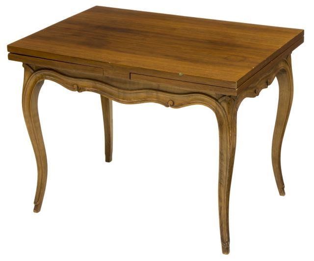 LOUIS XV STYLE WALNUT DRAW LEAF