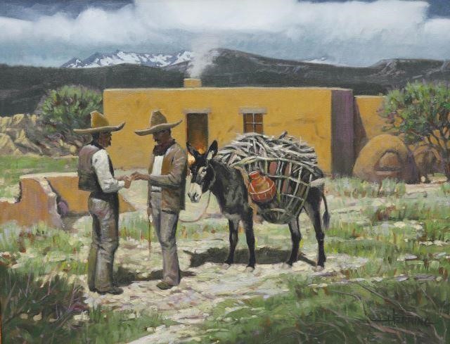 LEE HERRING (TX, B.1940) WESTERN