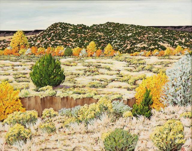 SOUTHWESTERN LANDSCAPE PAINTING 3bed98