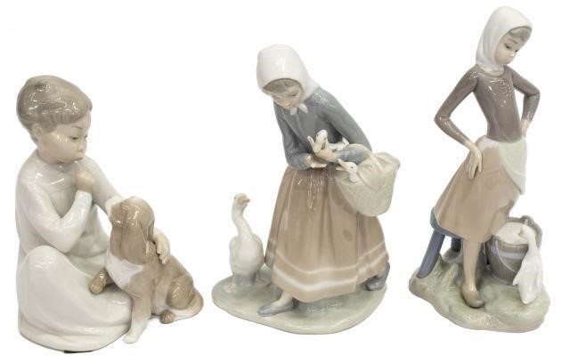 (3) COLLECTION LLADRO PORCELAIN