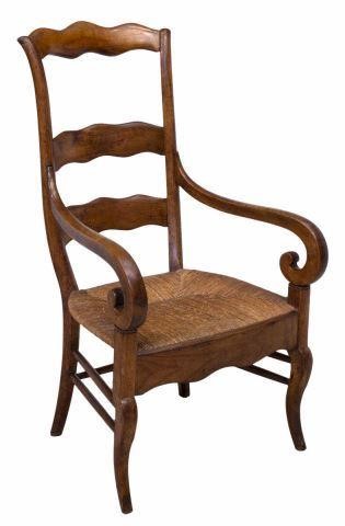 FRENCH CHARLES X PERIOD ARMCHAIRFrench