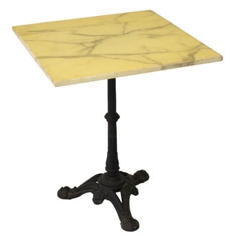 FRENCH STONE TOP BISTRO TABLEFrench