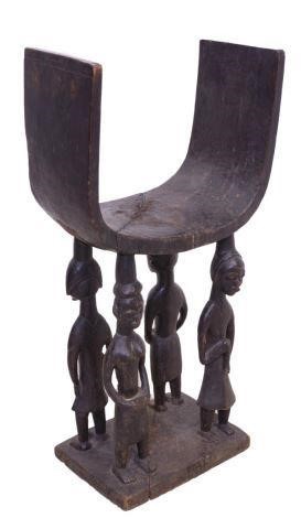 AFRICAN FIGURAL CARVED HARDWOOD 3bee32