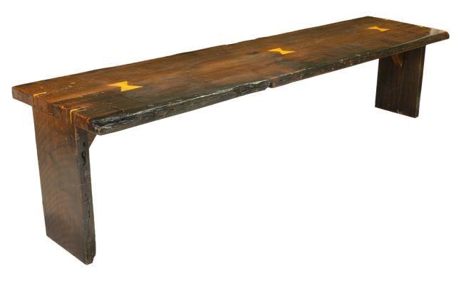 RUSTIC TWO-PLANK TABLE, ESTATE