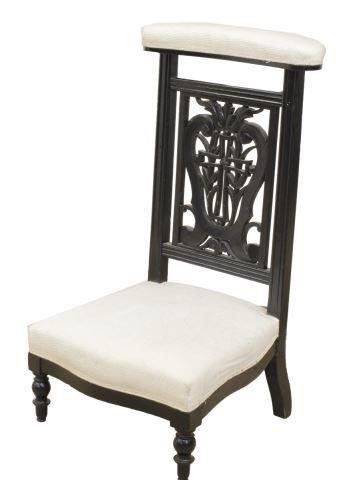 FRENCH NAPOLEON III EBONIZED WOOD