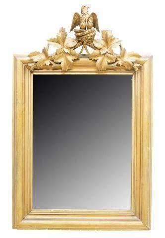 FRENCH GILTWOOD WALL MIRROR W  3bee72