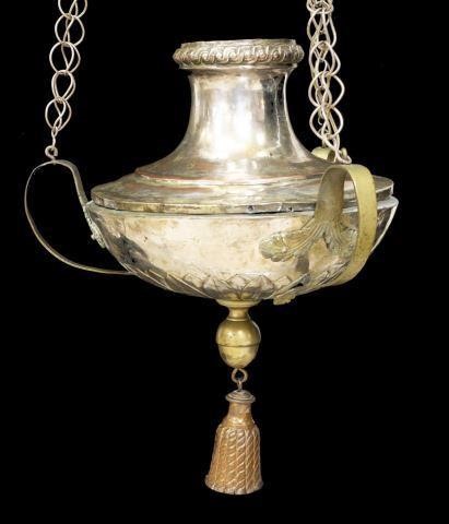 SILVER TONE CENSER FASHIONED AS 3bee76