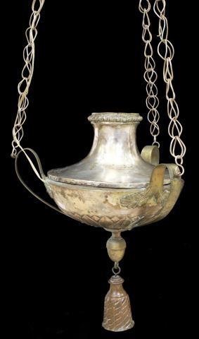 SILVER TONE CENSER FASHIONED AS 3bee77