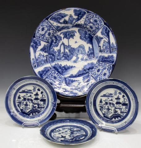  4 CHINESE BLUE WHITE PORCELAIN 3bee8f