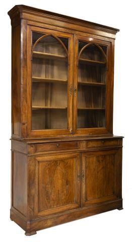 FRENCH LOUIS PHILIPPE GLAZED BOOKCASEFrench 3bee94