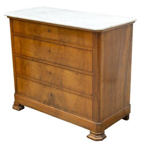 FRENCH LOUIS PHILIPPE MARBLE-TOP