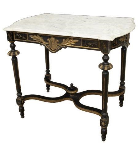 FRENCH NAPOLEON III MARBLE TOP 3bee9e