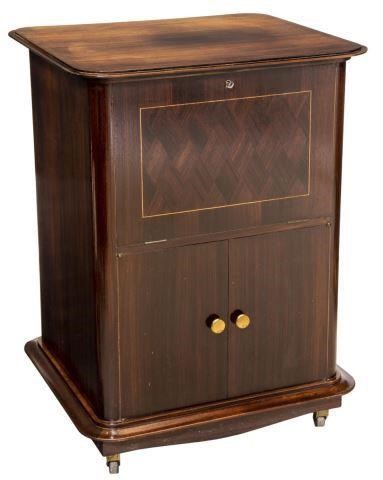 FRENCH ART DECO MAHOGANY BAR CABINET 3beee3