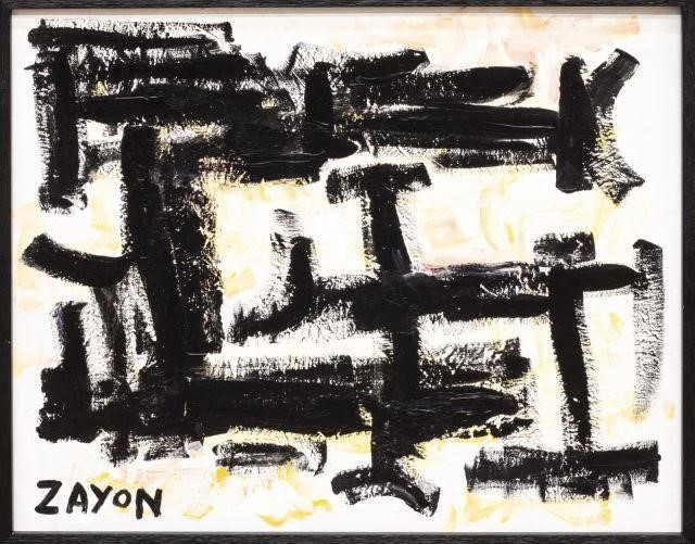 SEYMOUR ZAYON (B.1930) ABSTRACT