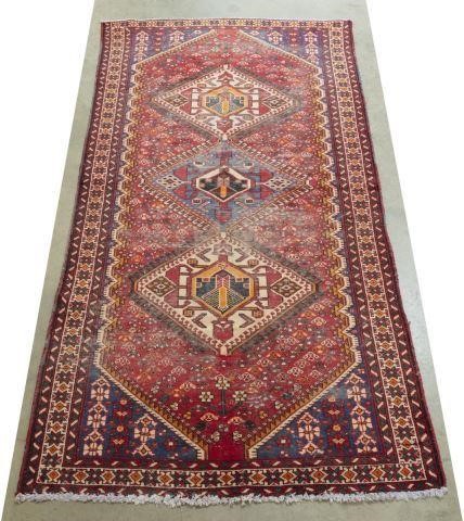 HAND-TIED PERSIAN HAMADAN RUG,