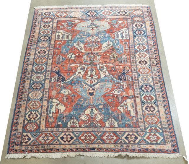 HAND-TIED AZERBAIJAN RUG, 9' X