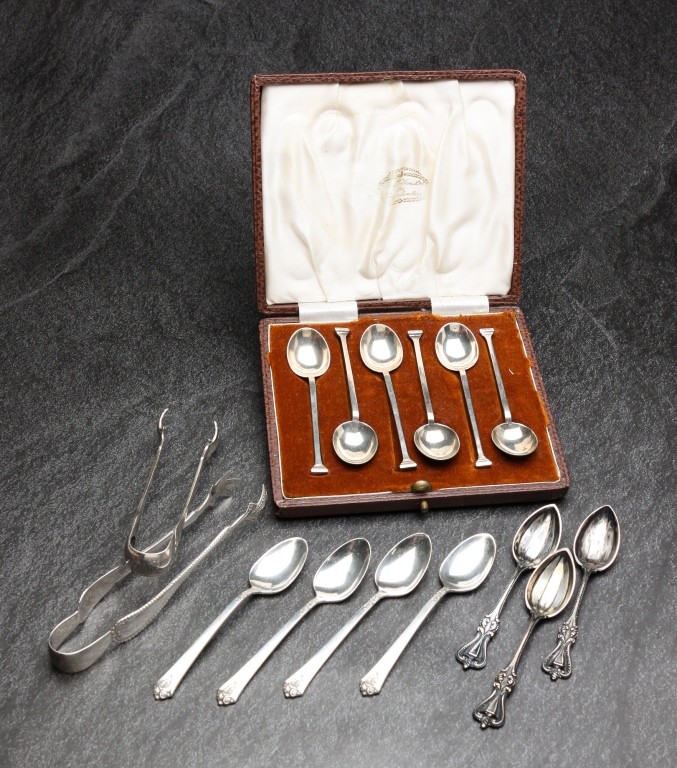 STERLING SILVER DEMITASSE SPOONS 3bf0a1