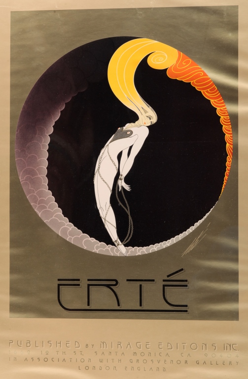 ERTE EXHIBITION POSTER Dated 1979  3bf0d6