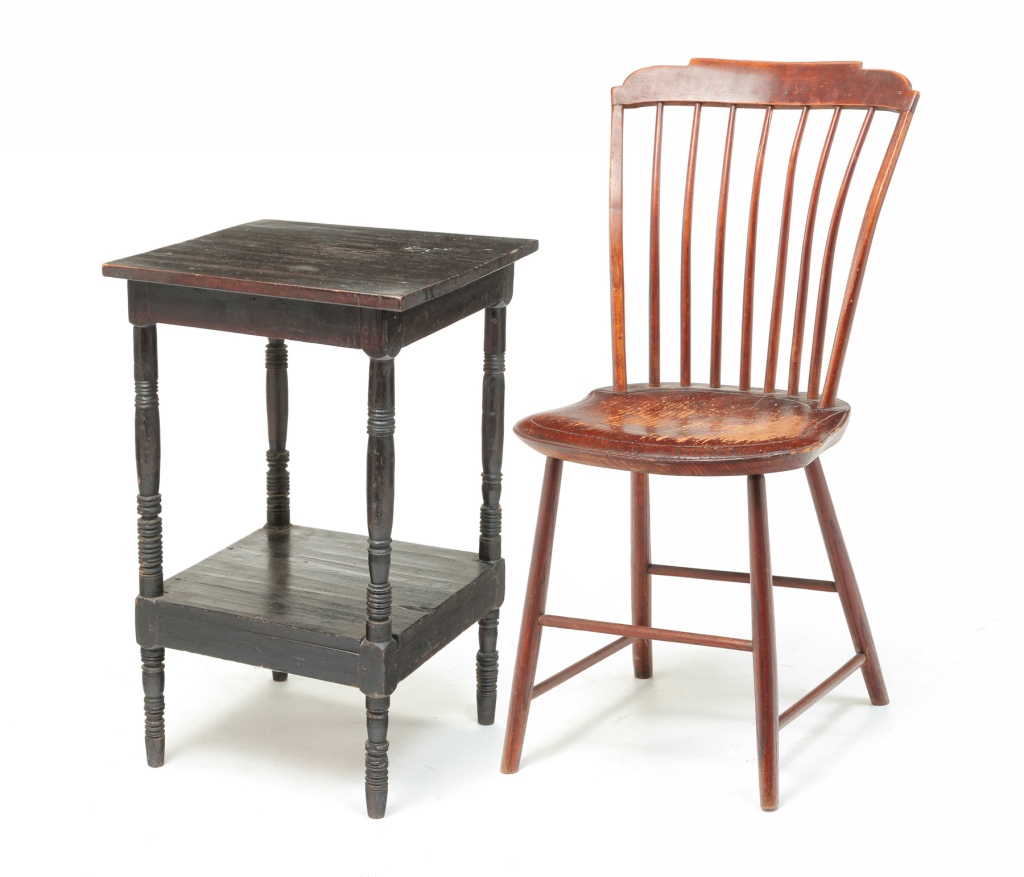 AMERICAN STEPDOWN WINDSOR CHAIR