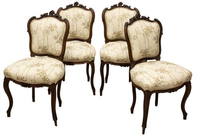 (4) LOUIS XV STYLE PARLOR SIDE