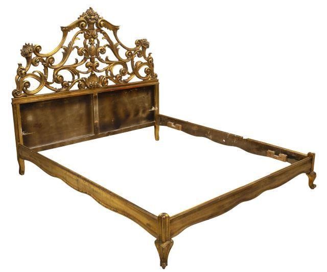 VENETIAN GILTWOOD BEDVenetian giltwood