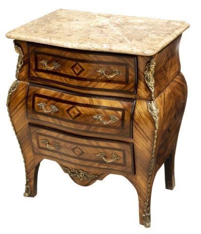 PETITE FRENCH LOUIS XV STYLE MARBLE TOP 3bf1dd