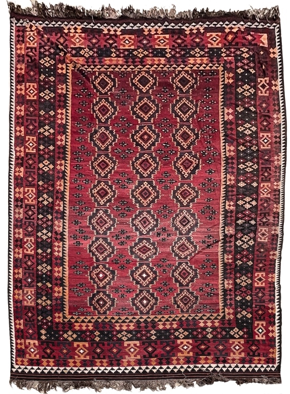 KILIM RUG. Late 20th century. Room