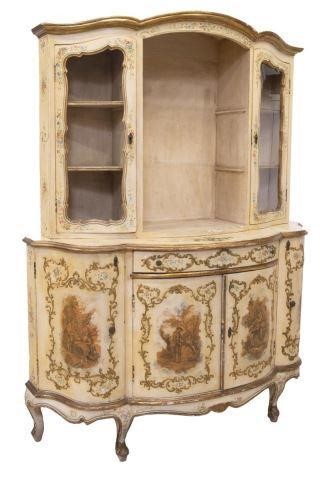 VENETIAN PAINTED DISPLAY CABINETVenetian 3bf254