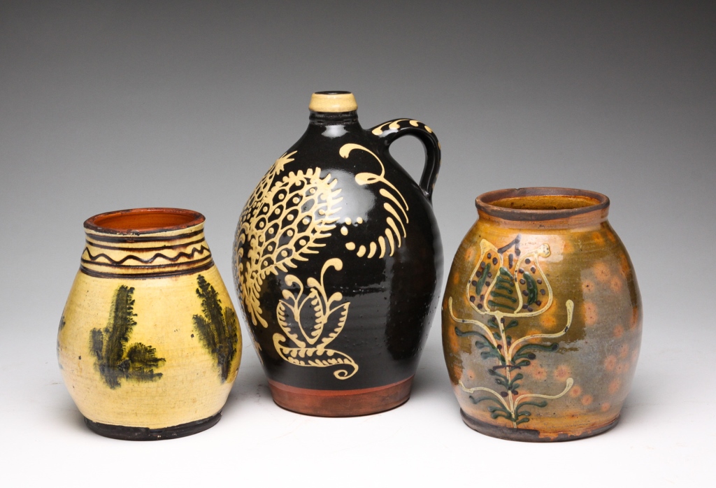 THREE CONTEMPORARY AMERICAN REDWARE