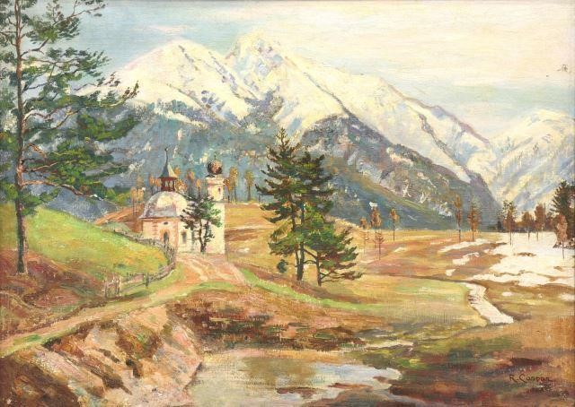 REINHARD CASPAR (1873-1946) MOUNTAIN