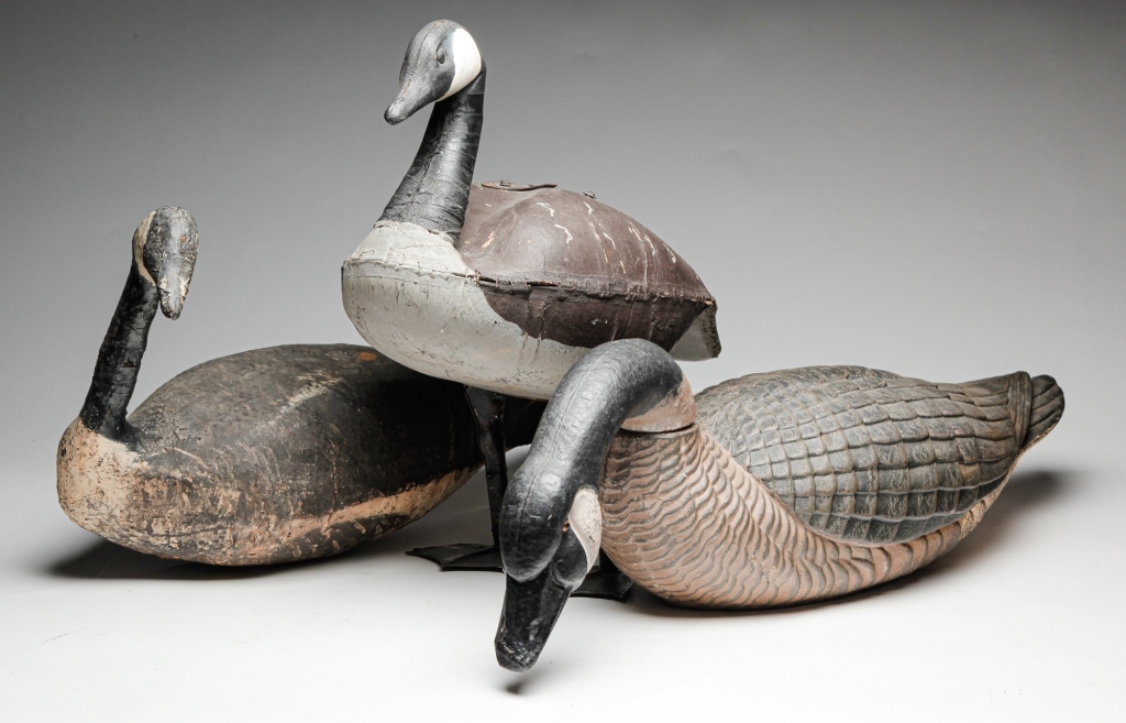 AMERICAN CANADA GEESE DECOYS Twentieth 3bf2bc