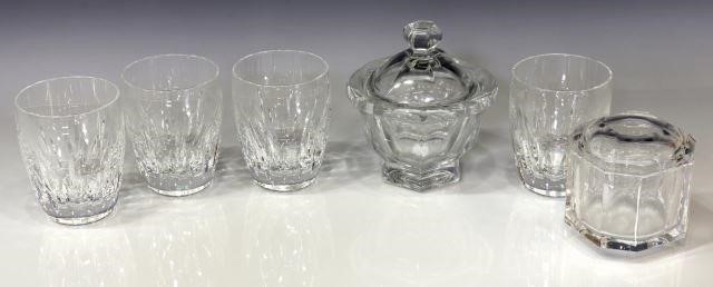 (6) WATERFORD, BACCARAT, & TIFFANY