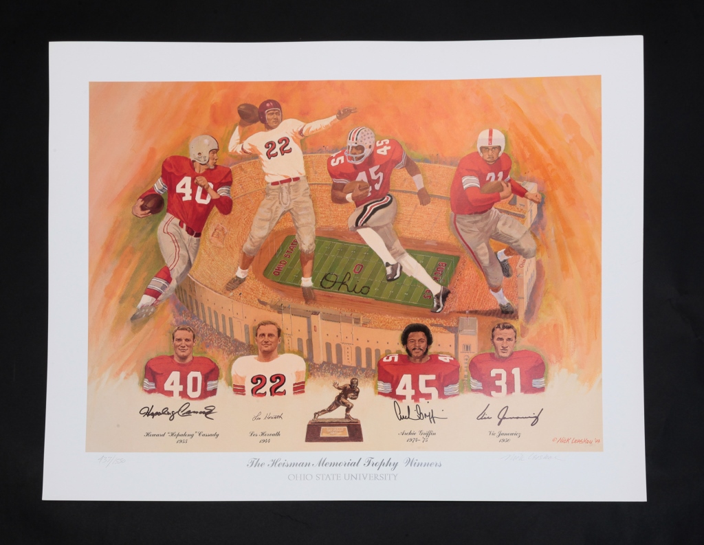 SIGNED AND AUTOGRAPHED OHIO STATE