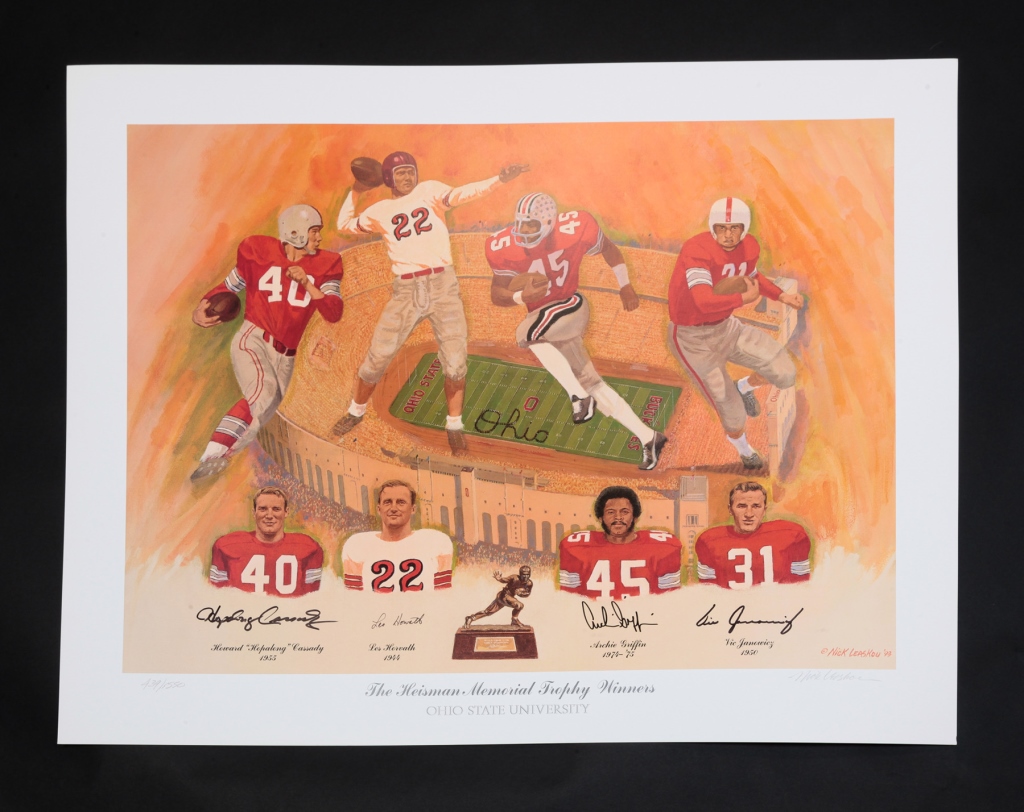 SIGNED AND AUTOGRAPHED OHIO STATE