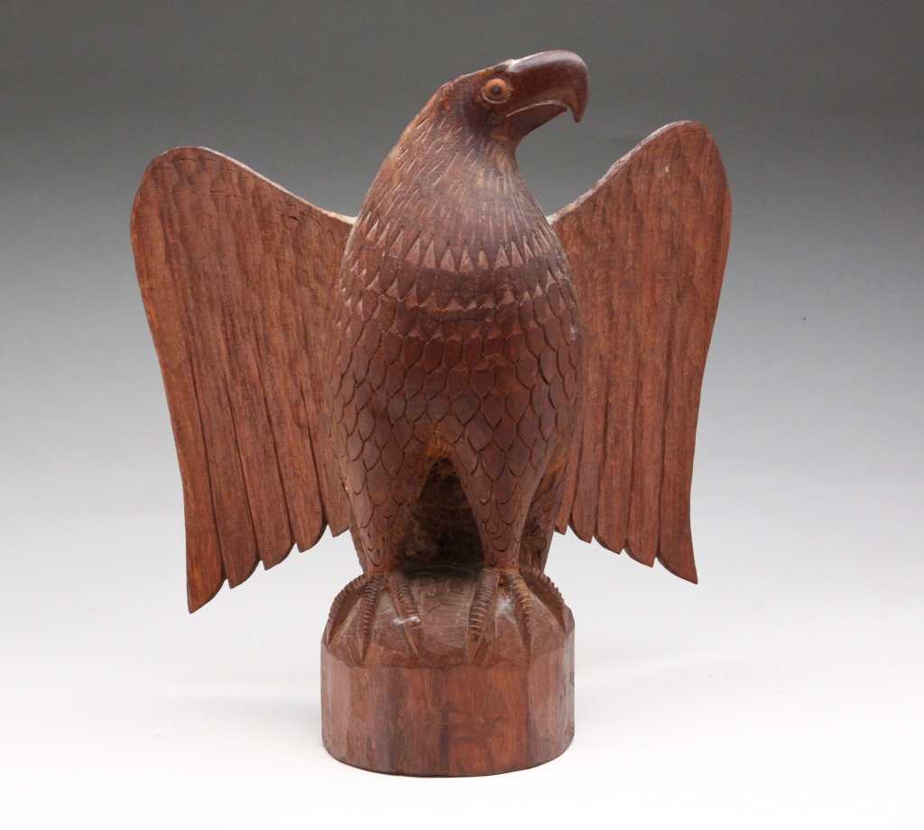 CARVED EAGLE BY HENRY WINTER American  3bf409