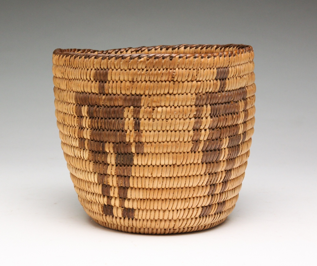 NATIVE AMERICAN FIGURAL BASKET  3bf46a