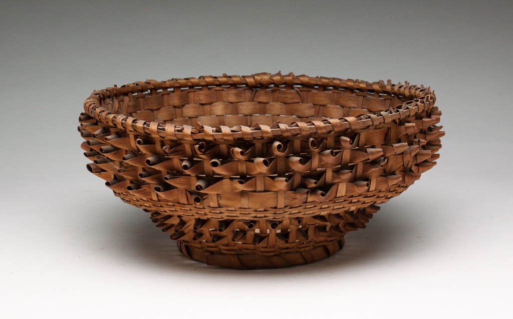 WOODLANDS BASKET. Early 20th century.