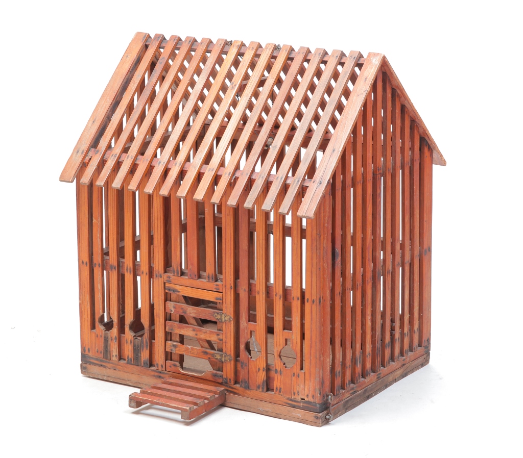 AMERICAN HOUSE SHAPED BIRDCAGE  3bf49d
