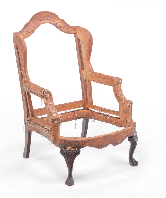 QUEEN ANNE WINGBACK CHAIR FRAME  3bf4de