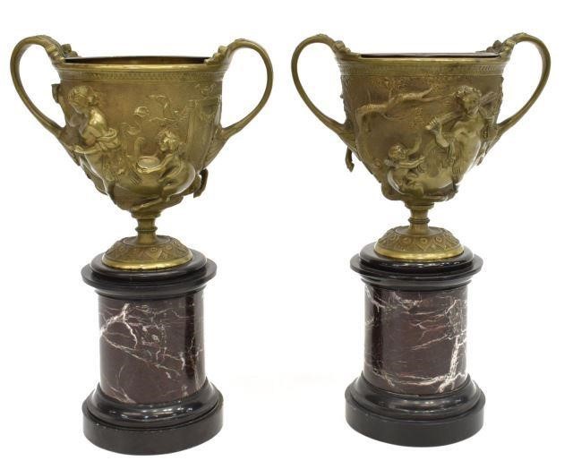 (2) NEOCLASSICAL GRAND TOUR BRONZE