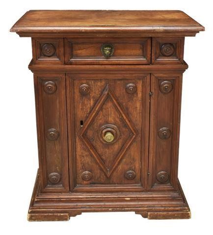 SPANISH BAROQUE STYLE WALNUT PANELED