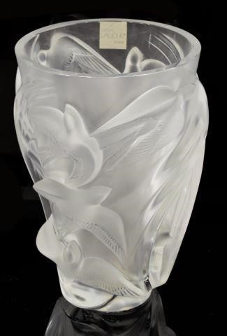 LALIQUE FRANCE ART CRYSTAL 'MARTINETS'