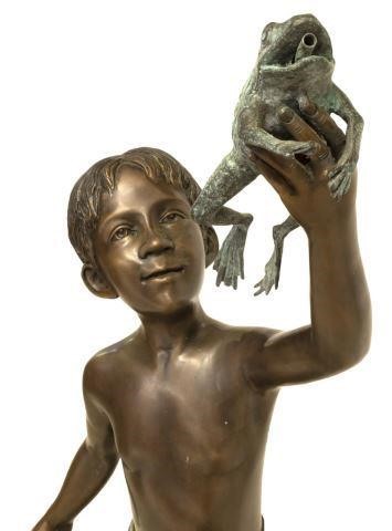 BRONZE OUTDOOR FOUNTAIN OF BOY 3bf5ea