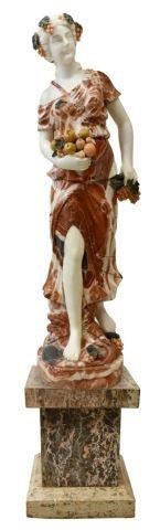 LIFE SIZE FOUR SEASONS AUTUMN CARVED 3bf5ee