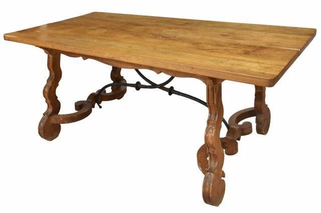 SPANISH BAROQUE STYLE DINING TABLE,