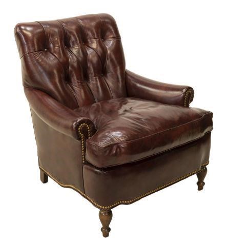 HANCOCK & MOORE LEATHER UPHOLSTERED