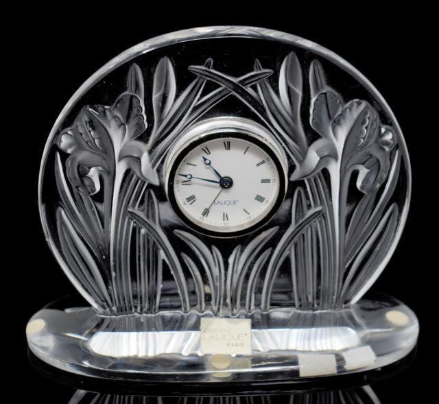 LALIQUE IRIS FROSTED ART CRYSTAL 3bf688
