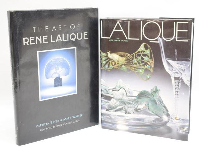  2 LALIQUE REFERENCE BOOKS SIGNED 3bf691