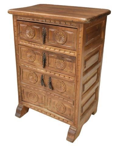 SMALL SPANISH WALNUT SIDE CABINET  3bf6ff